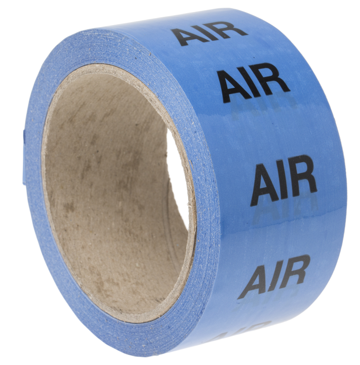 RS PRO Blue PP, Vinyl Pipe Marking Tape, text Air, Dim. W 50mm x L 33m