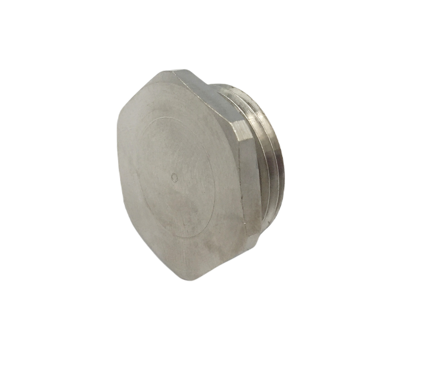Capri Stopping Plug, M25, 28mm Hole Diameter, Nickel Plated Brass, Stainless Steel, 28mm Diameter, Threaded