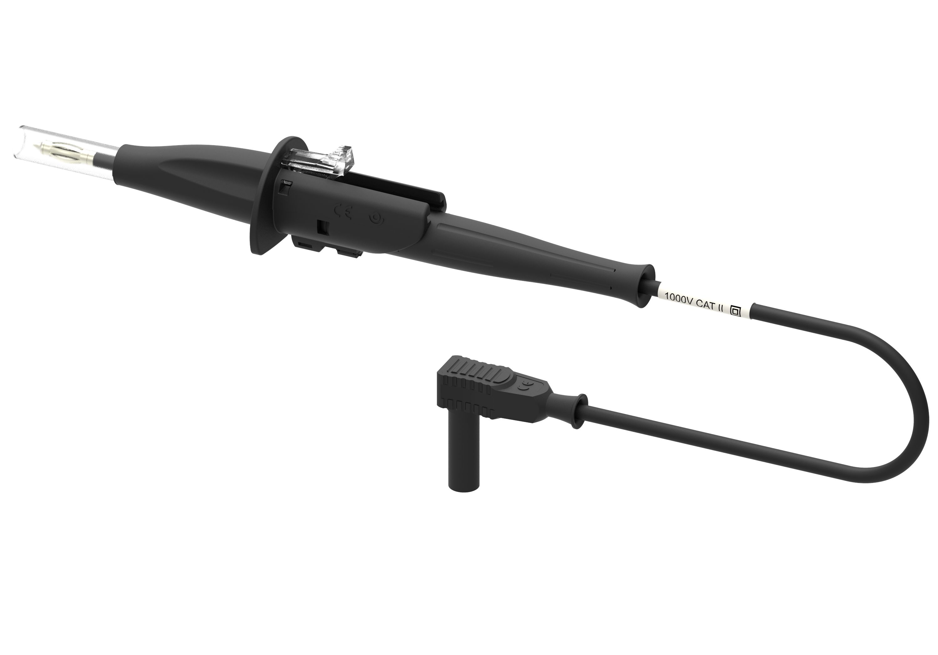 Electro PJP Narrow Test Probe, Fixed Tip, 600V, 10A