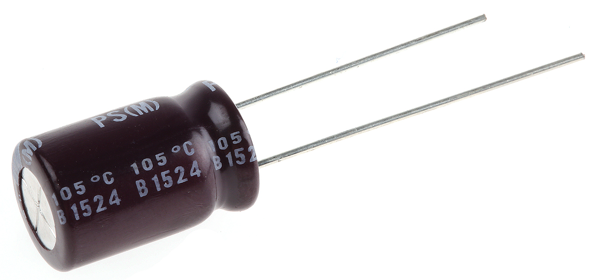Nichicon 47μF Aluminium Electrolytic Capacitor 100V dc, Radial, Through Hole - UPS2A470MPD