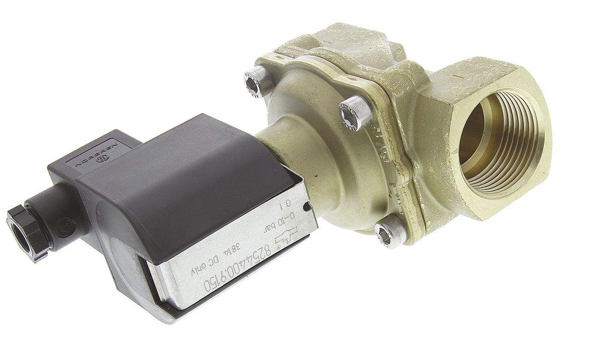 Buschjost Solenoid Valve 8254400.9151.02400, 2 Port, NC, G1/4 to G2