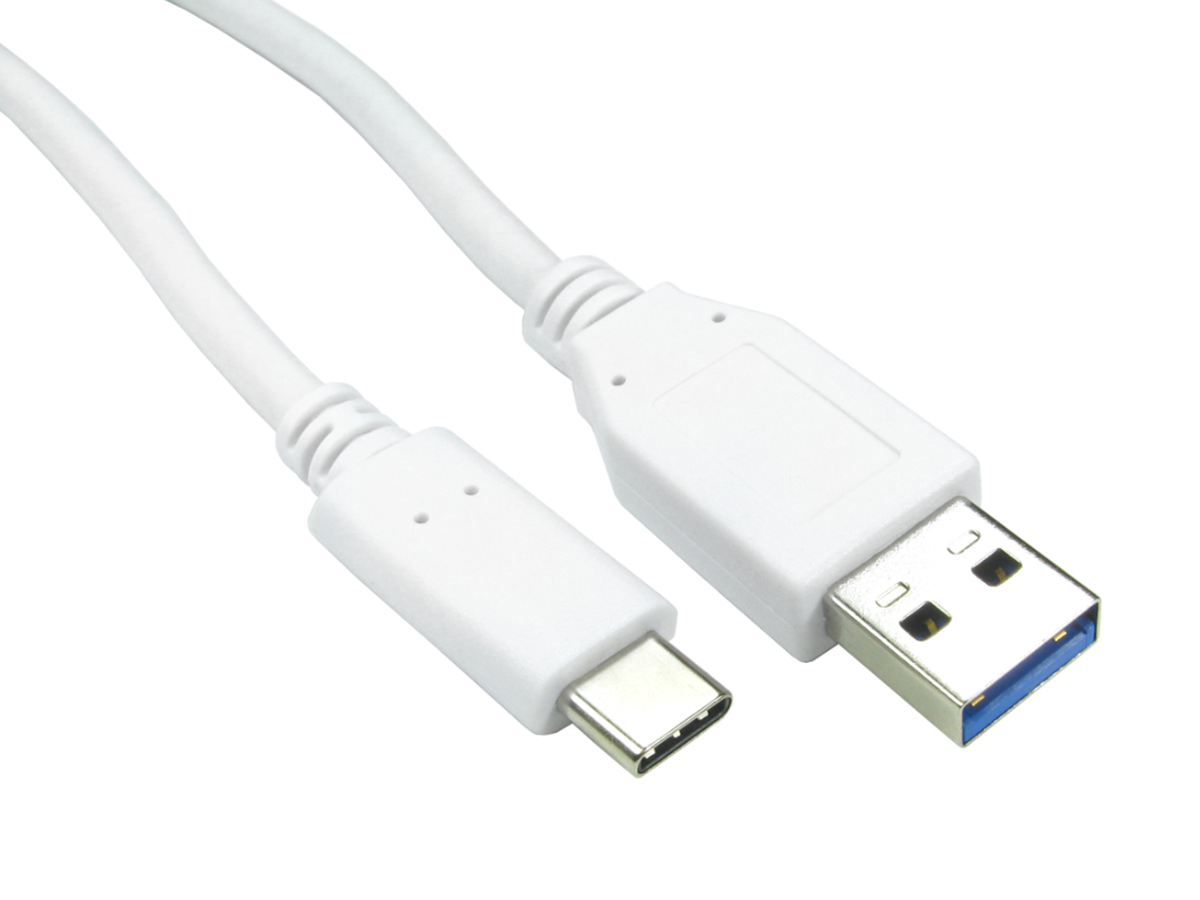RS PRO USB 3.1, Male USB A to Male USB C, 500mm