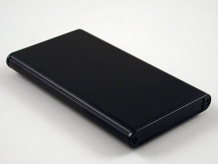 Hammond 1455 Series Extruded Aluminium Enclosure, IP54, 120 x 70 x 12mm