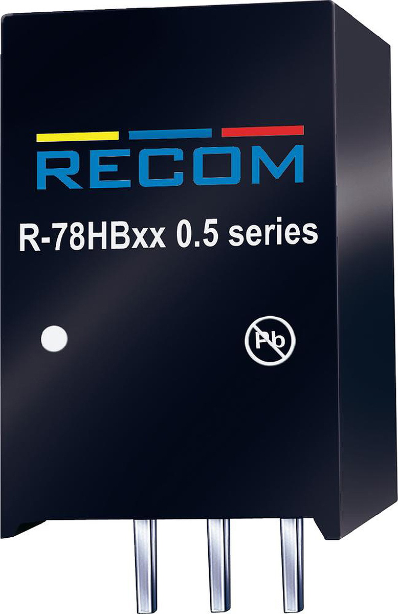 Recom DC-DC Switching Regulator, Through Hole, 12V dc Output Voltage, 17 → 72V dc Input Voltage, 500mA Output