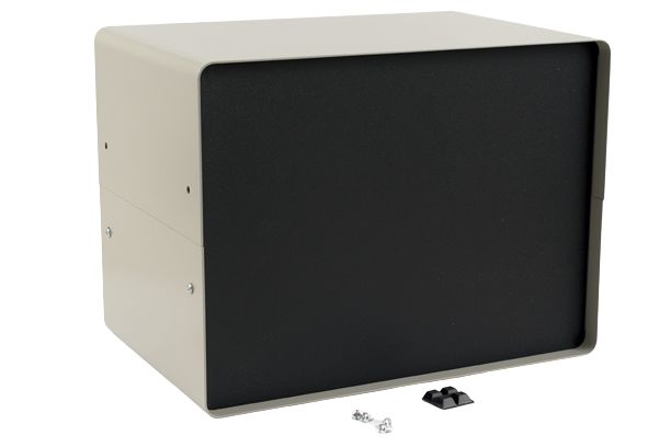 Hammond 1401 Grey, Aluminium & Steel Instrument Case, 305 x 203 x 229mm