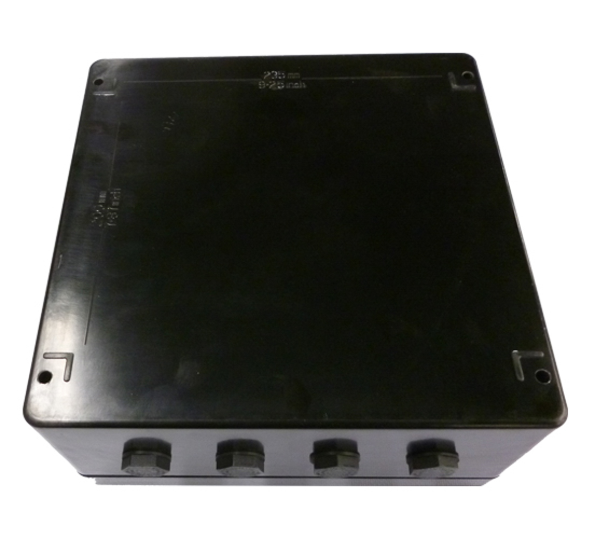 CE-TEK CEP Series Black Polyester Junction Box, IP66, ATEX, 250 x 120 x 255mm