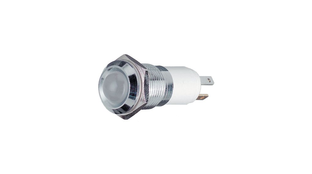 EAO Green, Red, Yellow Panel LED, 24V, 14mm Mounting Hole Size, Stripped Wire Termination, IP67