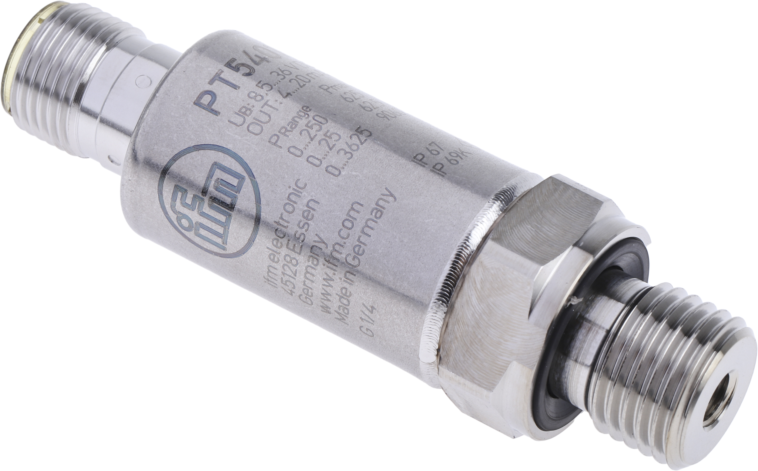 ifm electronic Pressure Sensor, 0bar Min, 250bar Max, Analogue Output, Relative Reading