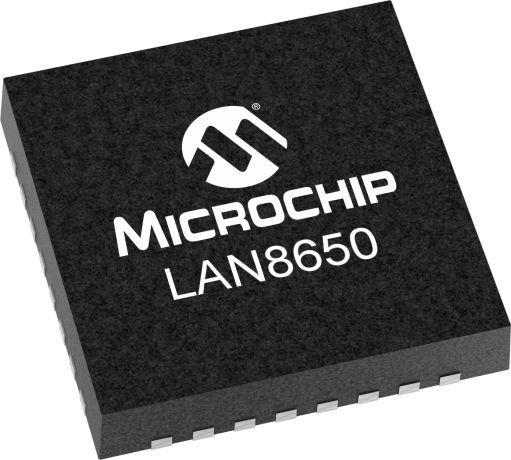 Microchip LAN8650B0-E/LMX, Ethernet Controller, 10Mbit/s SPI, SPI, 2.5 V, 32-Pin 32-VQFN
