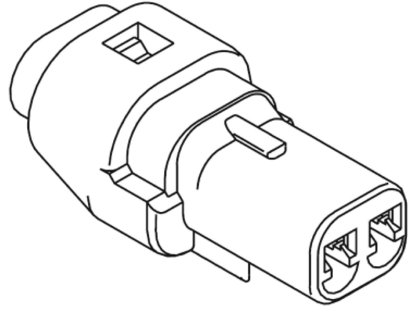 Molex, Mizu-P25 Female Connector Housing, 2.5mm Pitch, 4 Way, 1 Row