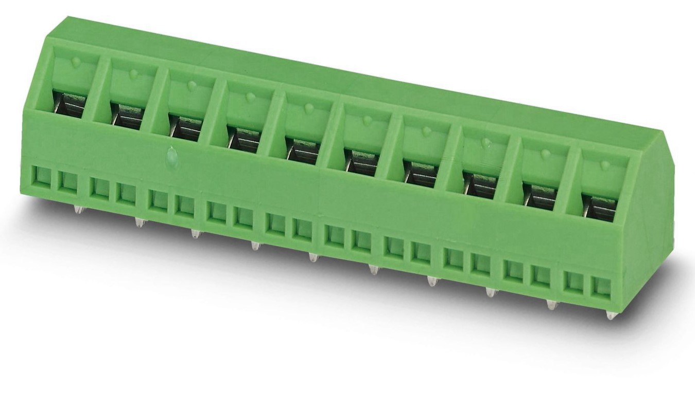 Phoenix Contact SMKDSN 1.5/8-5.08 Series PCB Terminal Block, 8-Contact, 5.08mm Pitch, Through Hole Mount, 1-Row, Screw