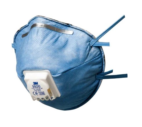 3M 9900 Speciality Series Respirator Mask for Nuisance Odour Protection, FFP2, Non-Valved, Moulded 10 per Package