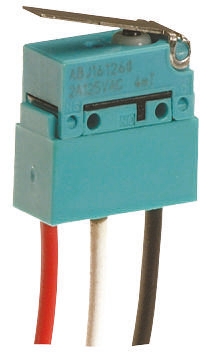 Panasonic Hinge Lever Micro Switch, Pre-wired Terminal, 1 A @ 30 V dc, SP-CO, IP67