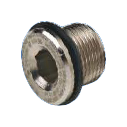 Moflash Blanking Plug, M20, Brass, 25mm Diameter, Threaded
