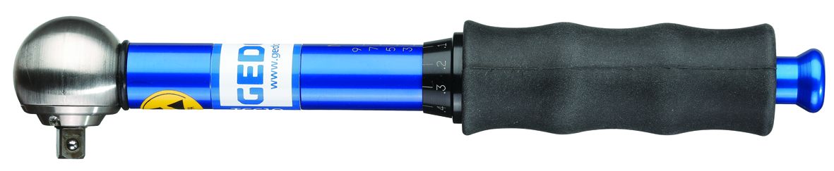 MHH Engineering Slipping Torque Wrench, 1 → 5Nm, 1/4 in Drive, Square Drive