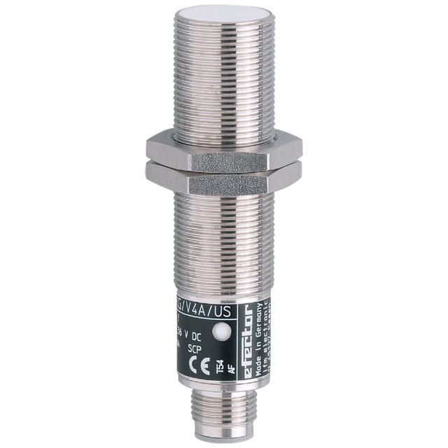 ifm electronic Inductive Threaded Barrel Proximity Sensor, M18, 5 mm Detection, PNP NO, 10 → 36 V dc