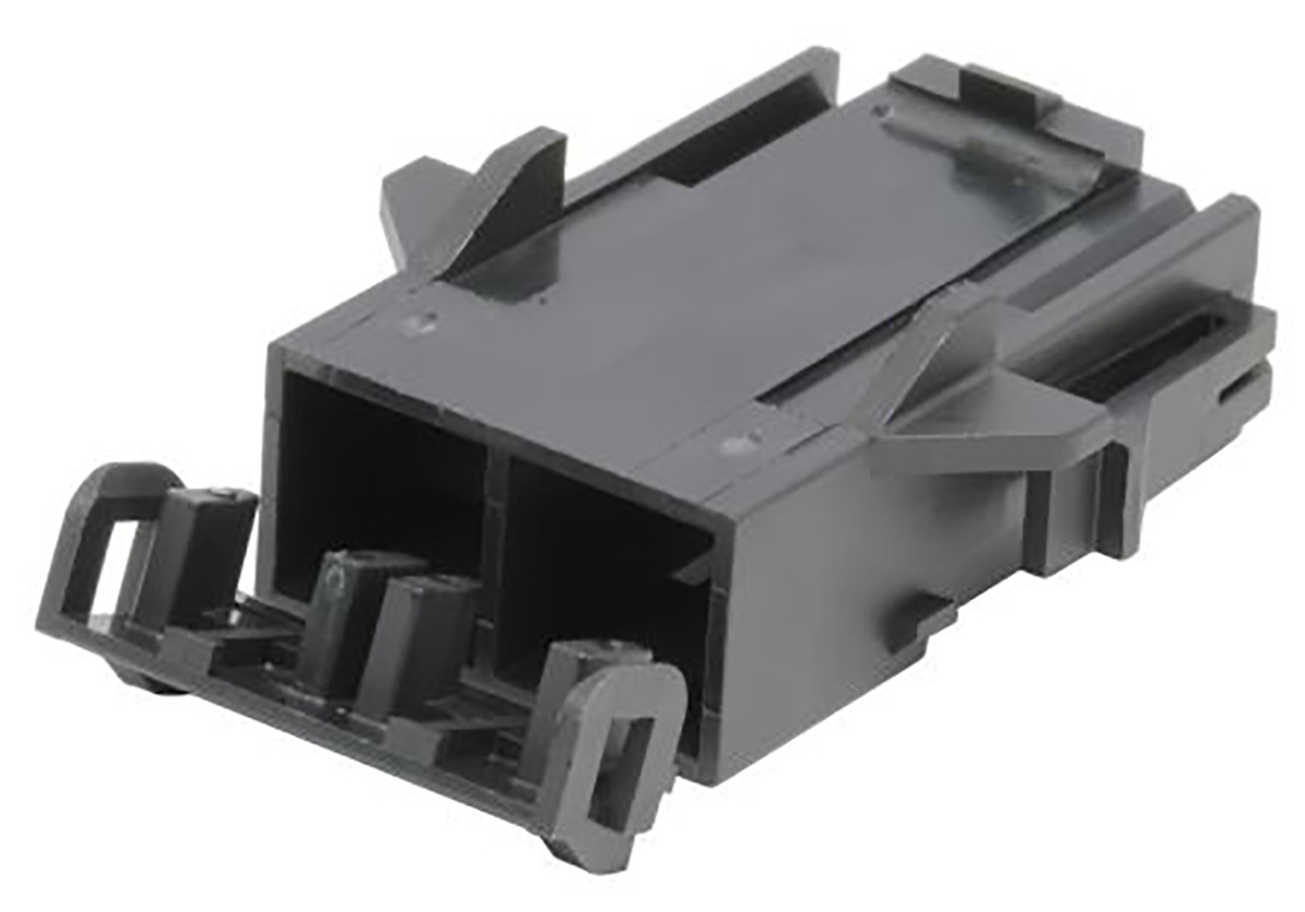 Molex, Mini-Fit Male Crimp Connector Housing, 10mm Pitch, 2 Way, 2 Row