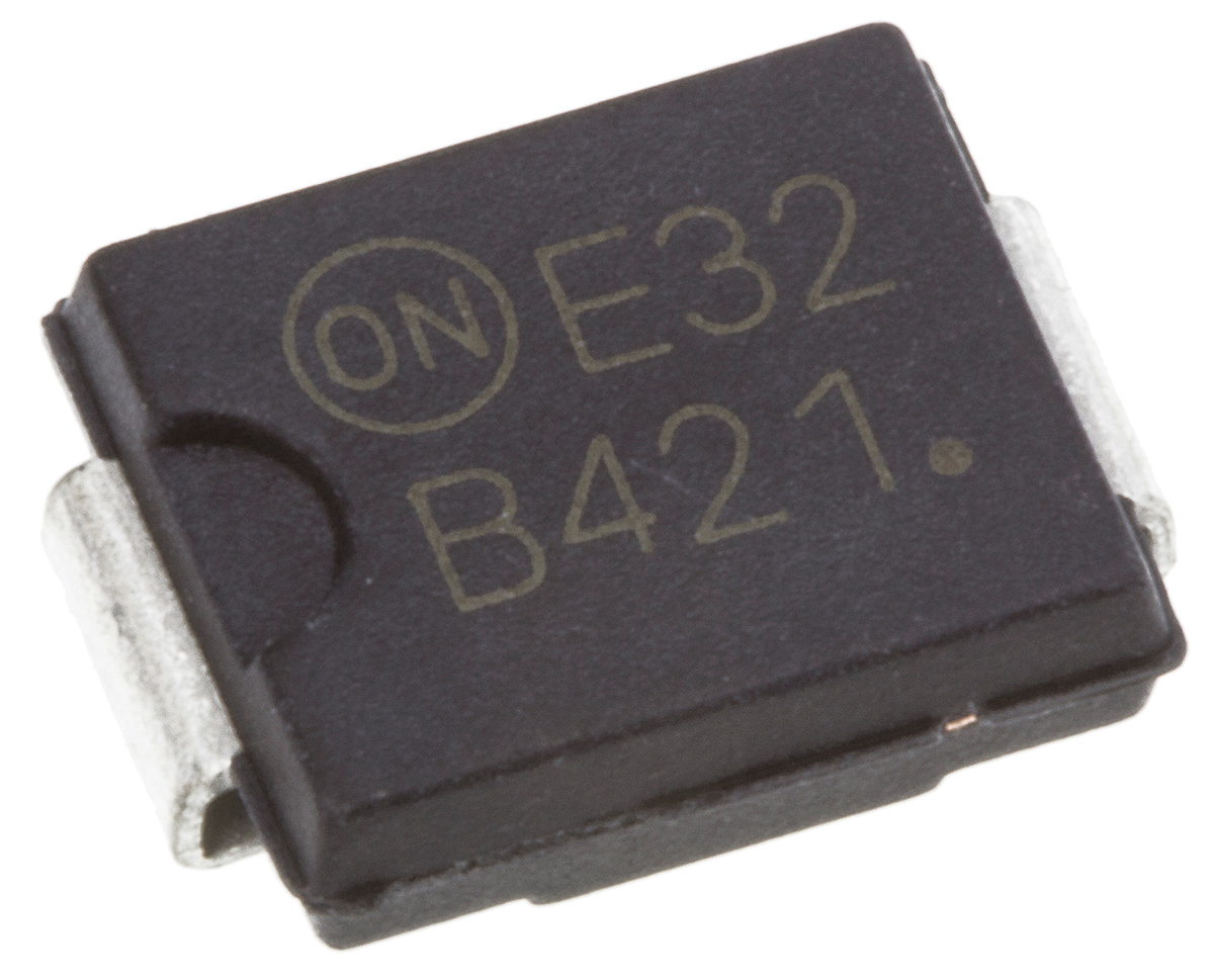 onsemi 200 V 4 A Diode Schottky 2-Pin DO-214AA MBRS4201T3G