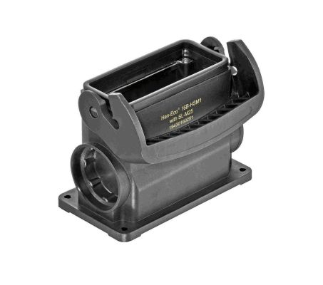 HARTING Han-Eco B Heavy Duty Power Connector Housing, M25 Thread, Side Entry