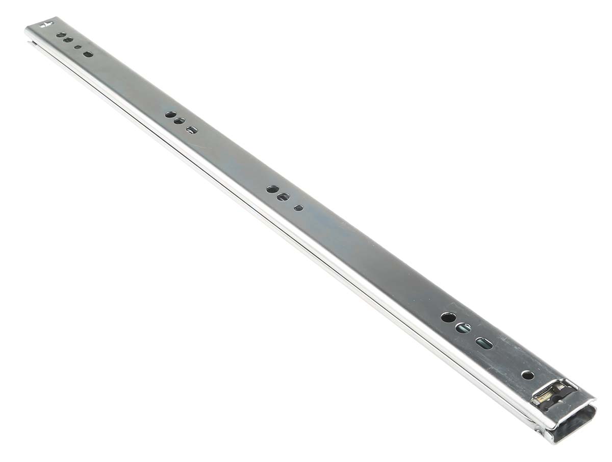 Accuride Self Closing Steel Drawer Runner, 450mm Closed Length, 45kg Load
