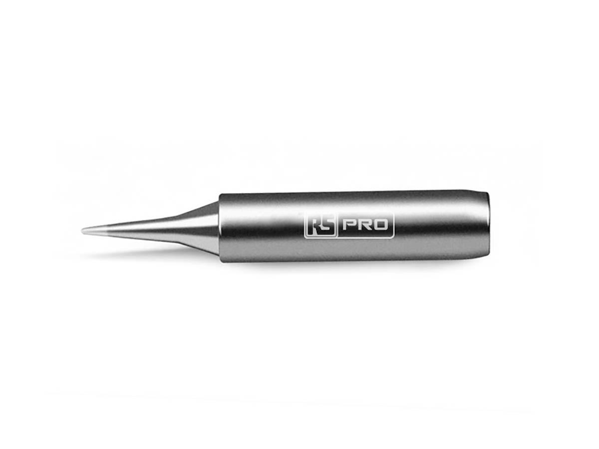 RS PRO 0.2 mm Straight Conical Soldering Iron Tip for use with RS PRO Soldering Irons & Stations