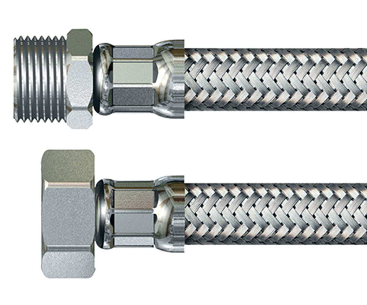 Watts Hose Assembly 15mm to Female 21mm, 16 bar, 300mm Long