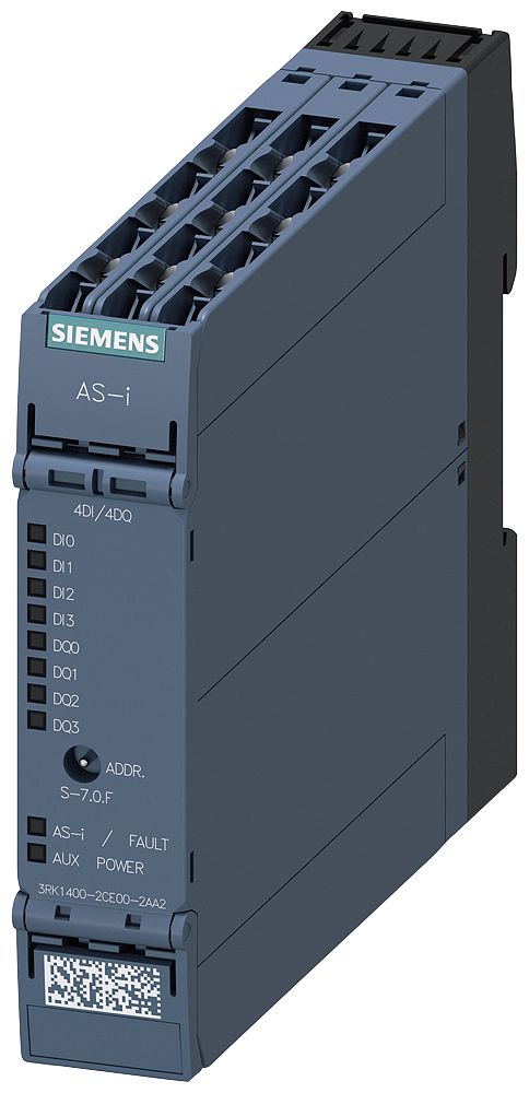 Siemens AS-I SlimLine Compact Series I/O module for Use with Control Cabinet
