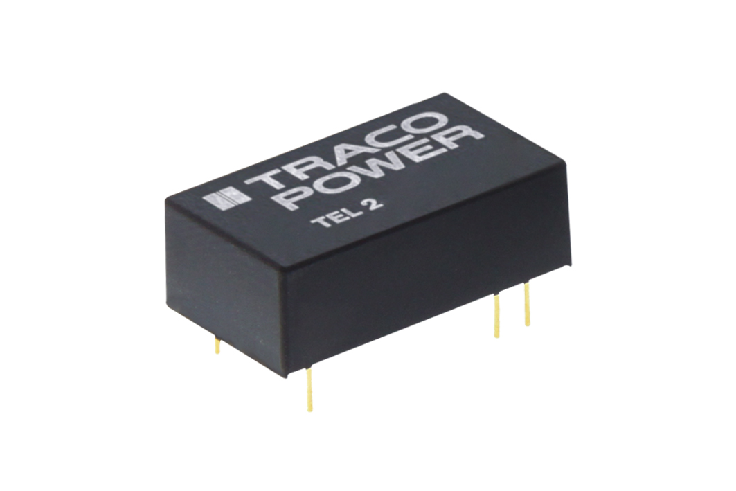 TRACOPOWER TEL 2 DC-DC Converter, 12V dc/ 165mA Output, 4.5 → 9 V dc Input, 2W, Through Hole, +75°C Max Temp