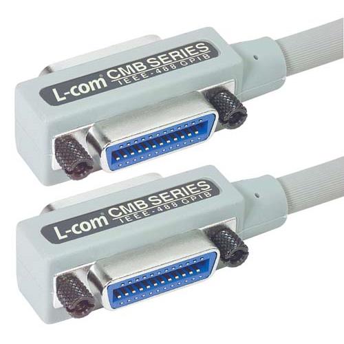 L-Com 24 Pin Header to Female 24 Pin Header Parallel Cable, 3m, Grey Sheath