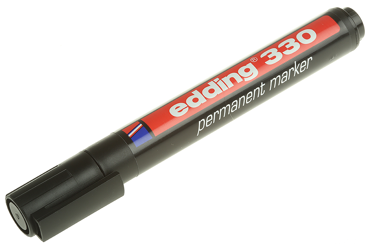 Edding Extra Fine, Fine, Medium Tip Black Marker Pen