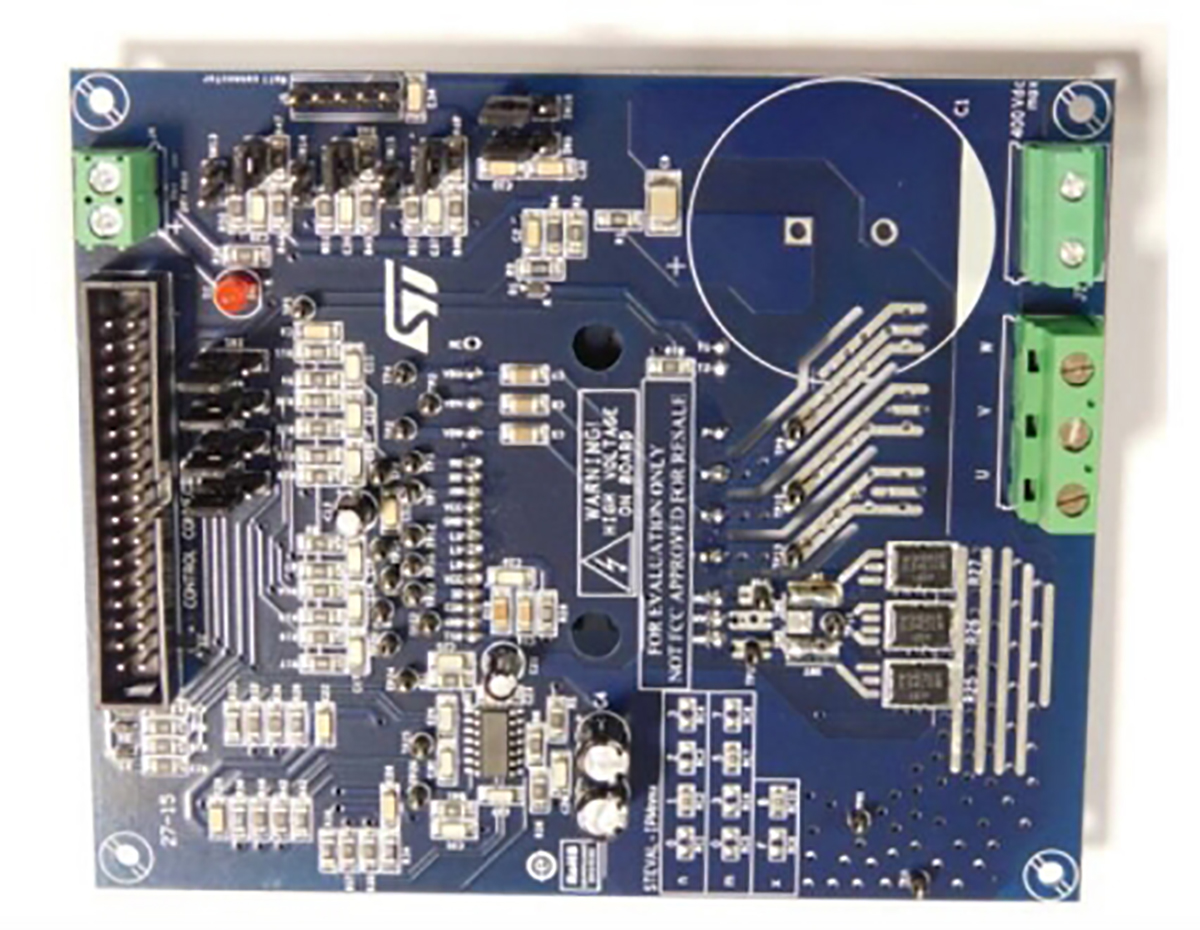STMicroelectronics 1500 W Motor Control Power Board Based on STGIB15CH60TS-L SLLIMM 2nd Series IPM Motor Control for