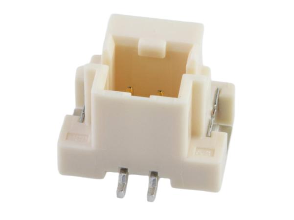 Molex 560020 Series Vertical Surface Mount PCB Header, 2 Contact(s), 2 mm Pitch, 1 Row, Shrouded