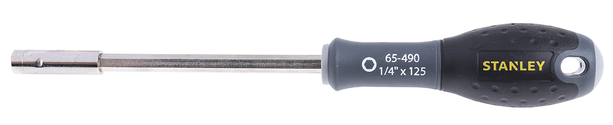 Stanley Hexagon Bit Holder Screwdriver, 1/4 in Tip, 125 mm Overall