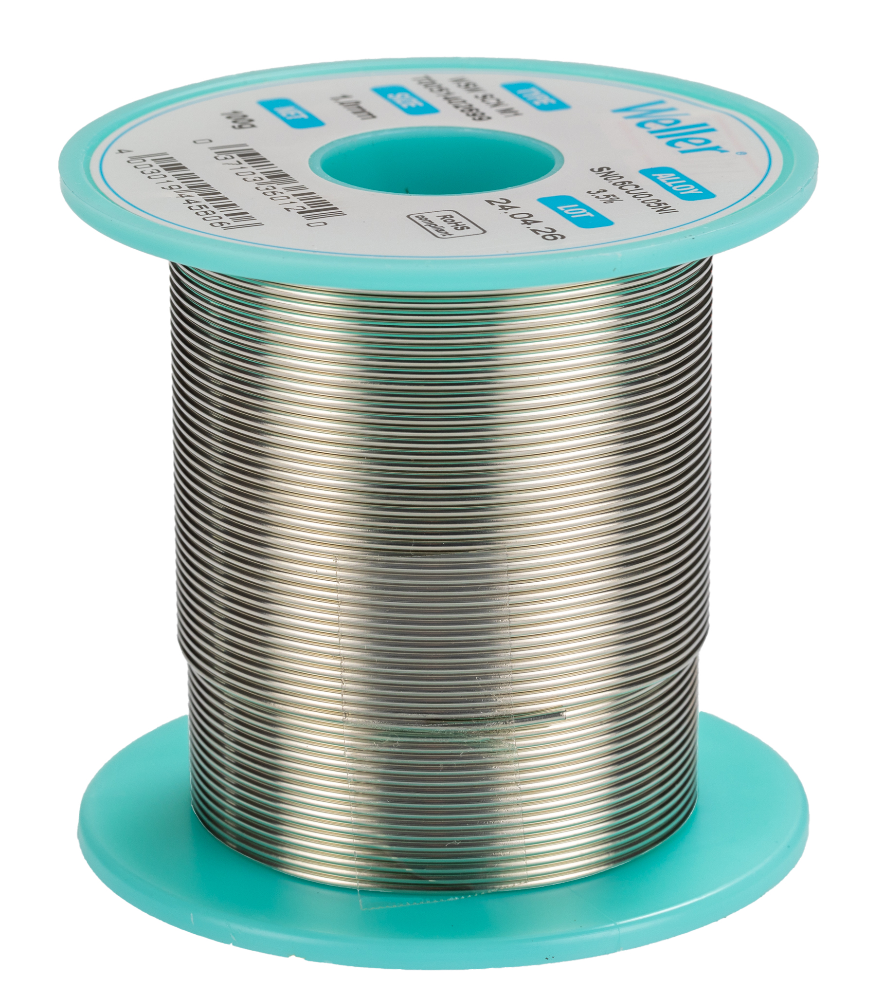 Weller Wire, 1mm Lead Free Solder, 228-229°C Melting Point
