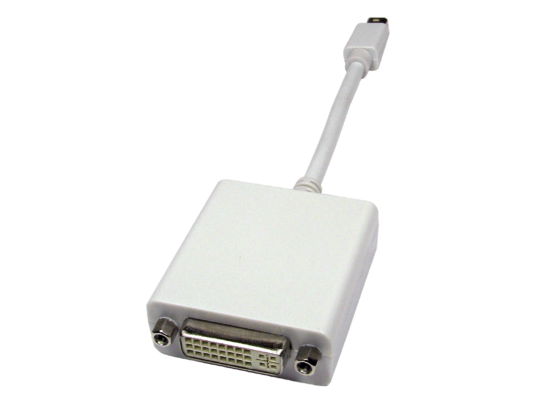 RS PRO Male Mini DisplayPort to Female DVI-D Single Link, PVC  Cable, 1080p, 150mm