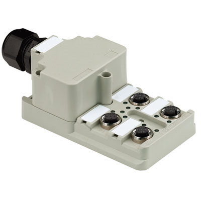Weidmüller SAI Series Actuator Hub, M12, 4 way, 5 port