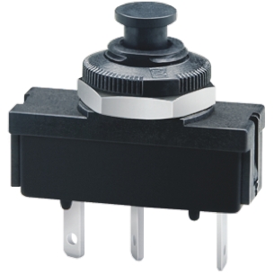 ETA Thermal Circuit Breaker - 1410-G1  Single Pole 250V Voltage Rating Panel Mount, 1A Current Rating