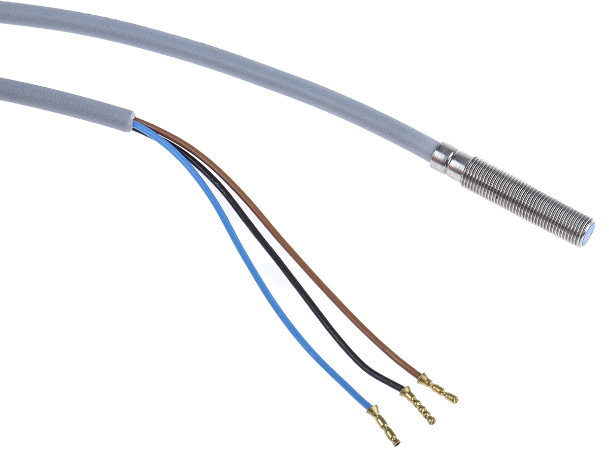 Festo Inductive Threaded Barrel Proximity Sensor, M5, 0.8 mm Detection, PNP NO, 10 → 30 V dc
