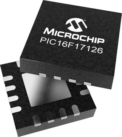 Microchip PIC16F17126-I/7N, 8 bit PIC16, PIC16F Microcontroller, 64 MHz, 28kB FLASH, EEPROM, 16-Pin VQFN
