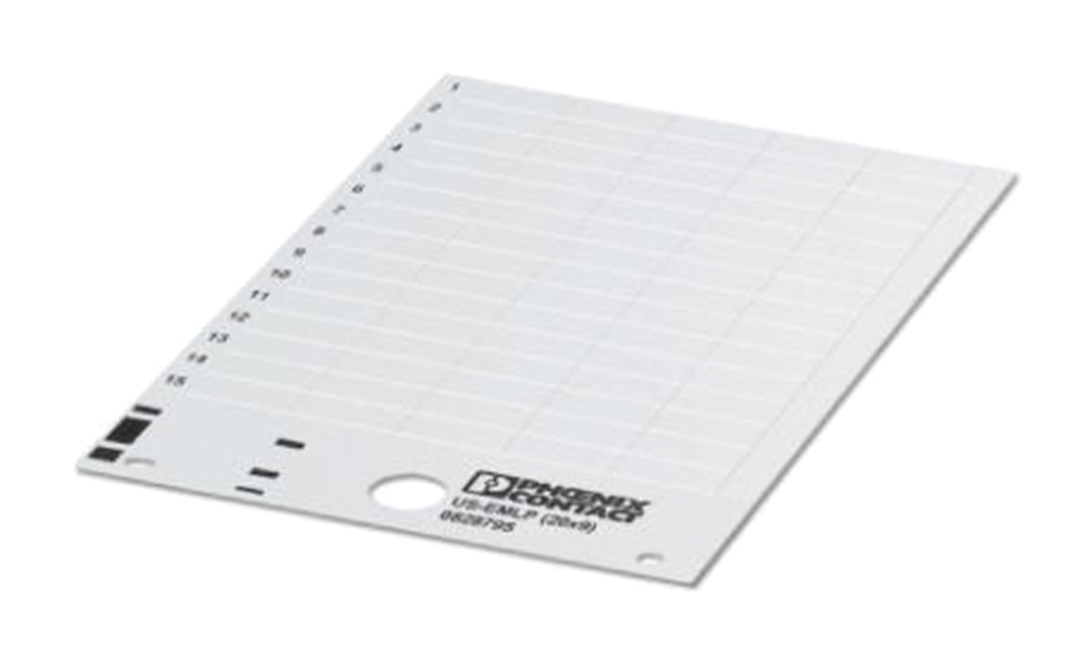 Phoenix Contact Panel Marker, 14.85mm Length