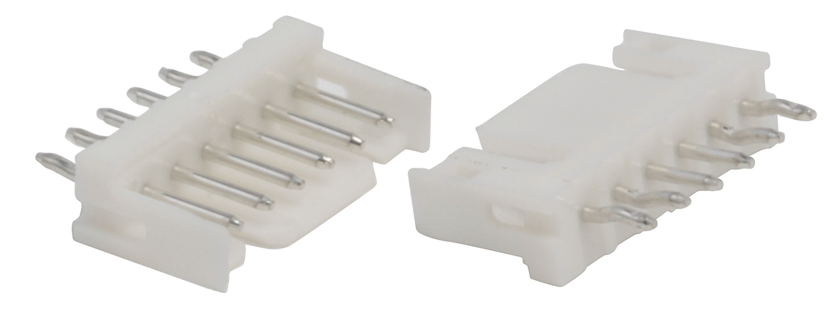 TE Connectivity AMP CT Series Straight Through Hole PCB Header, 6 Contact(s), 2 mm Pitch, 1 Row, Shrouded