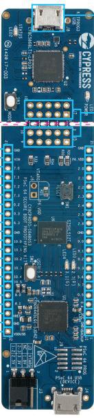 Infineon PSOC™ 64 Secure Boot Prototyping Kit PSoC 64 Evaluation Board for IoT applications 150MHz CY8CPROTO-064B0S3