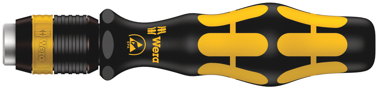 Wera Hexagon Bit Holder Screwdriver, 1/4 in Tip, 90 mm Overall