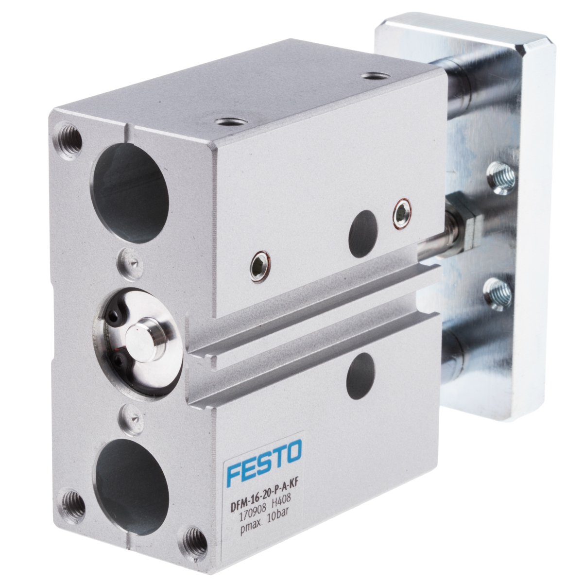Festo Pneumatic Guided Cylinder - 170908, 16mm Bore, 20mm Stroke, DFM Series, Double Acting