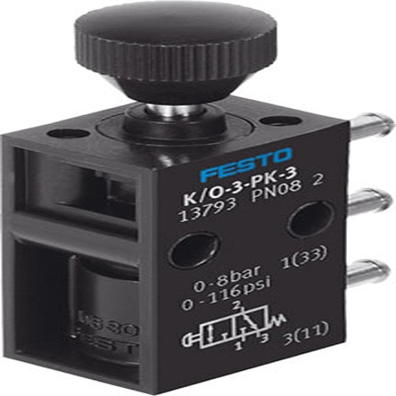 Festo K/O-3 Pushbutton Valve, 13793