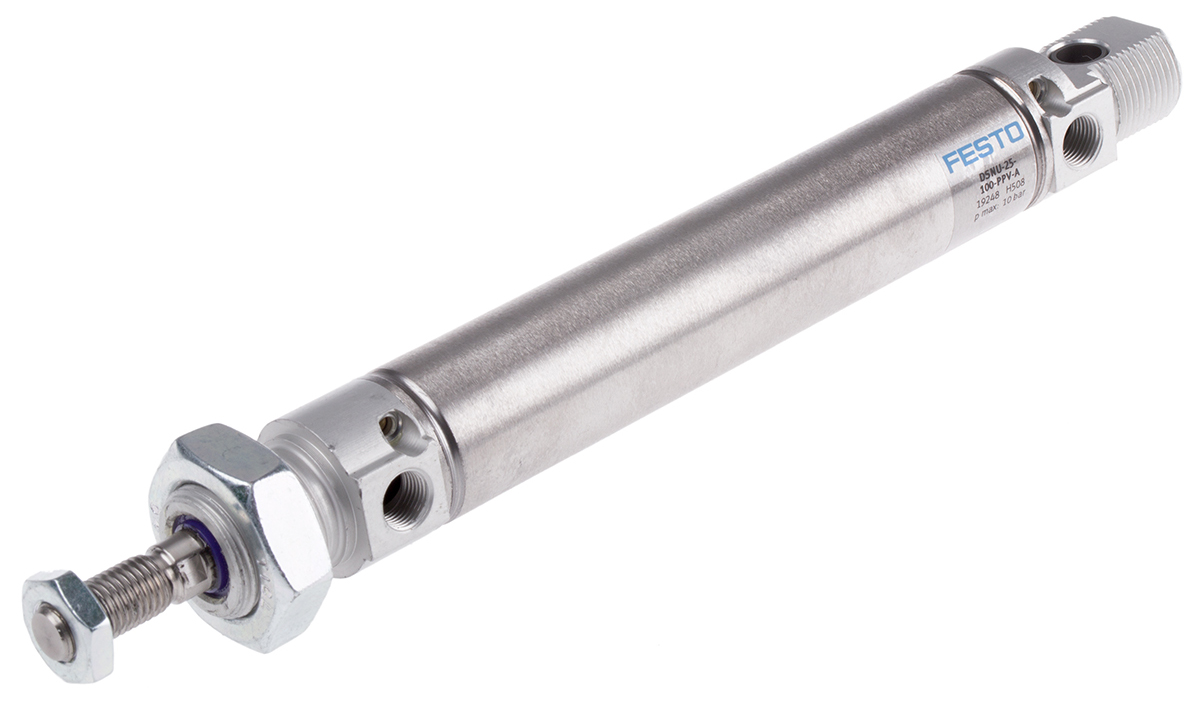 Festo 500 mm Pneumatic Cylinder - 19248 Double Acting Acting