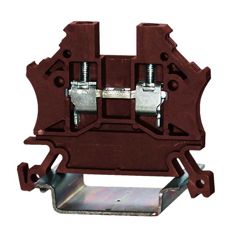 RS PRO Brown, Single-Level, Cage Clamp Termination