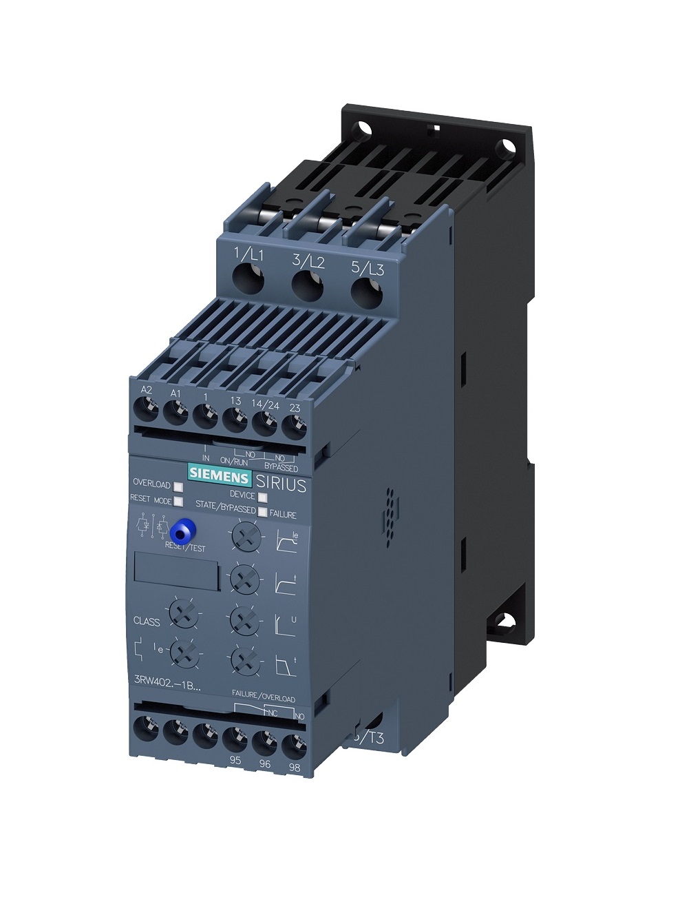 Siemens SIRIUS 3RW Soft Starter, , 5.5 kW, 400 V ac, 3 Phase, IP20