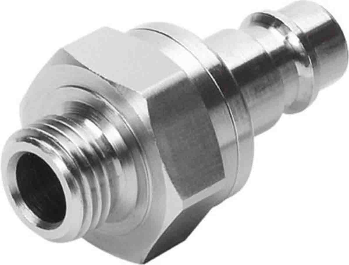 Festo Male Pneumatic Quick Connect Coupling, Threaded