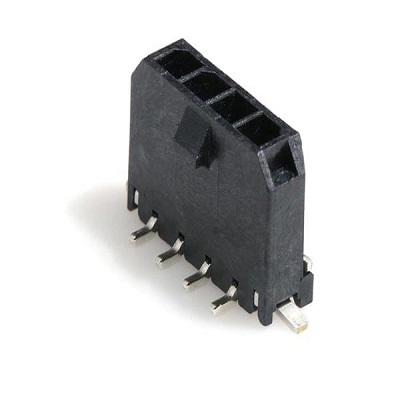 Molex Male PCB Header, 3mm Pitch, 4 Way, 1 Row